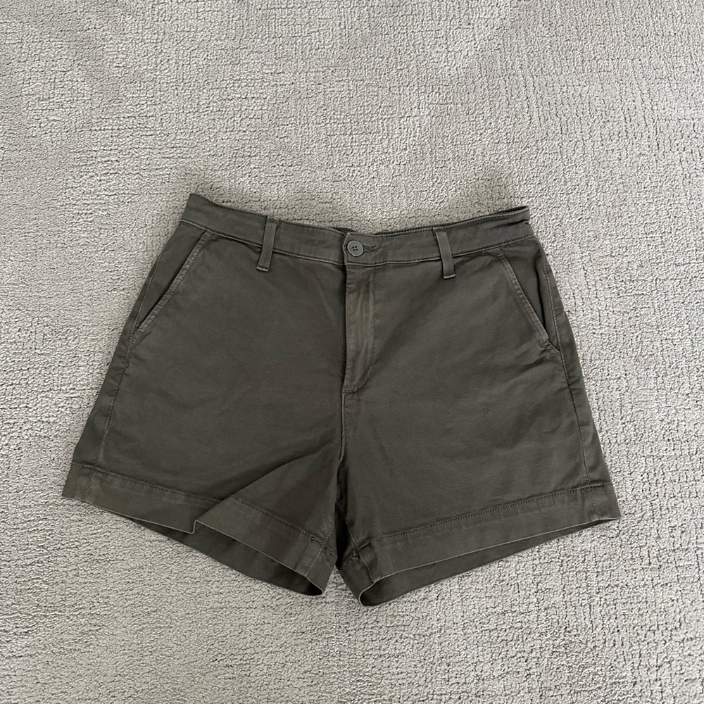 AG Adriano Goldschmied Grey Caden Shorts